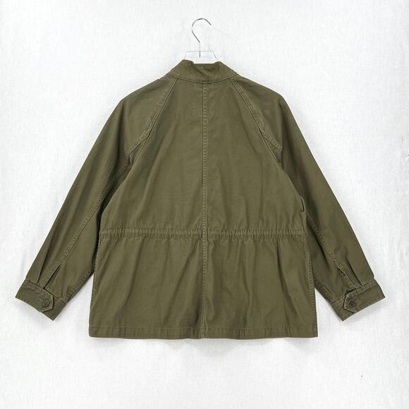 MADEWELL Northover Utility Jacket Womens Large Desert Olive Green Army Surplus - Picture 5 of 16